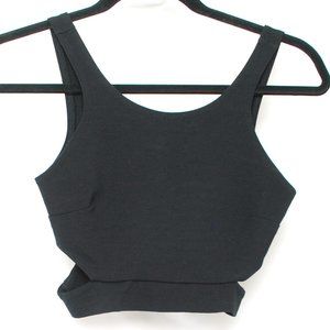 Wet Seal - Crop Top - Peek-a-Boo Sides - Black